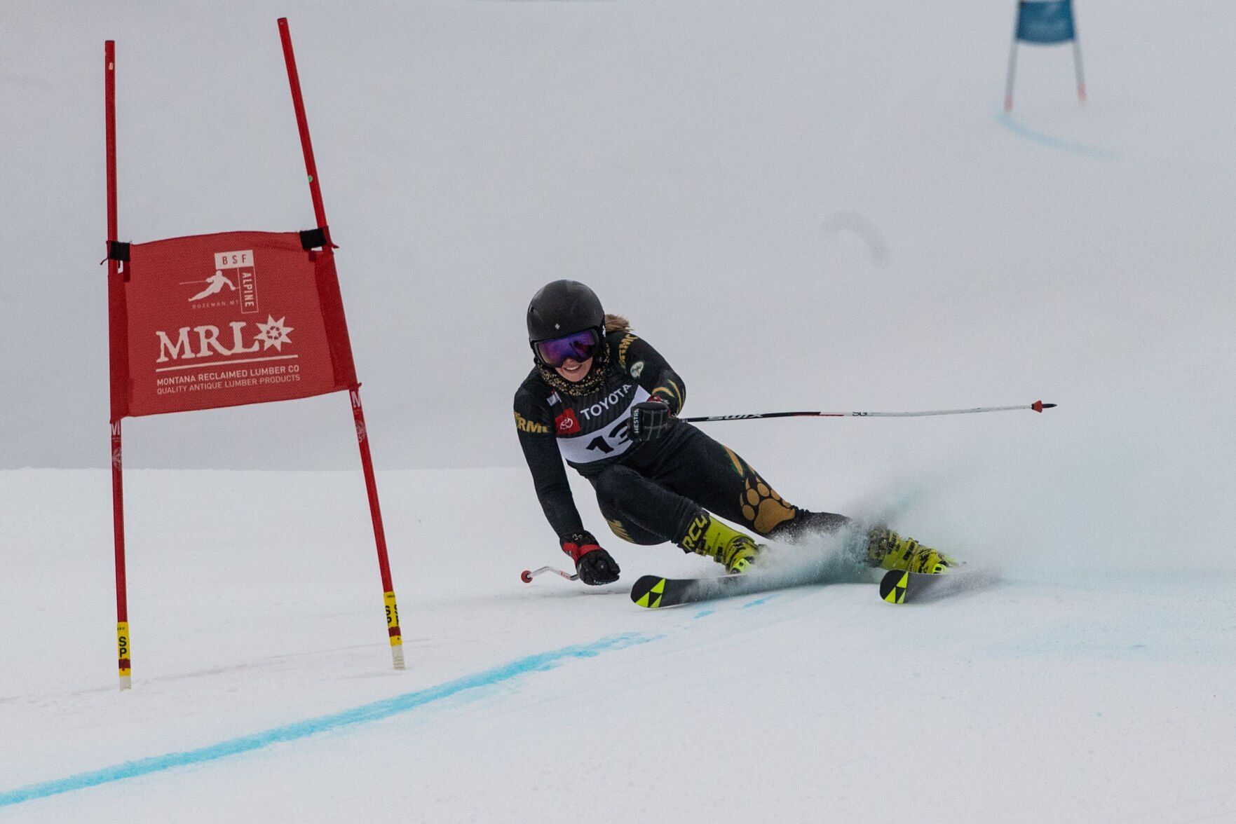 Rocky Mountain College Ski competes at Predator Cup at Bridger Bowl